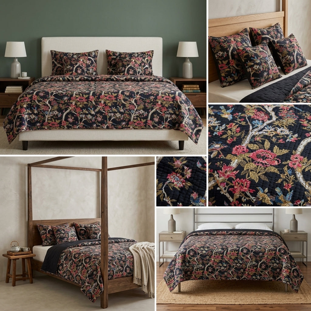 Suhana Saath 5 Pcs Quilted Bedcover