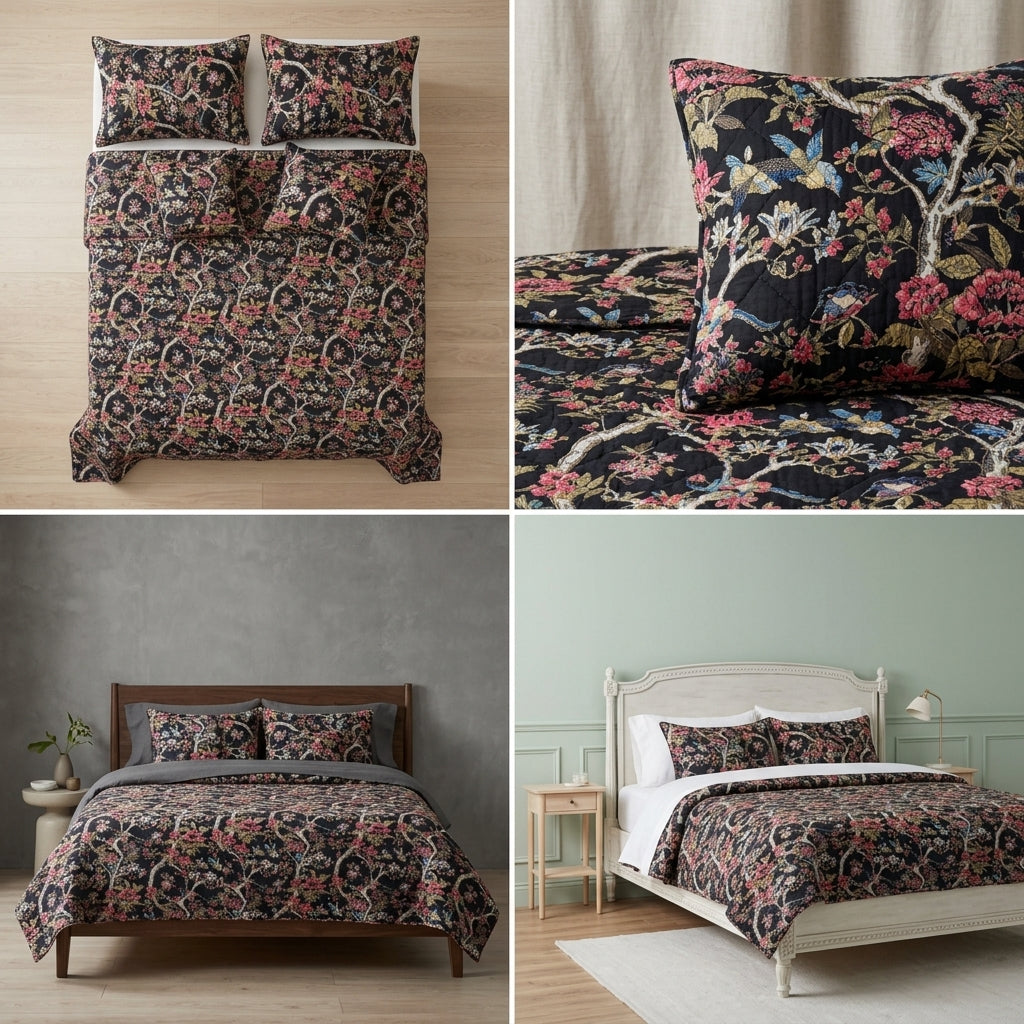 Suhana Saath 5 Pcs Quilted Bedcover