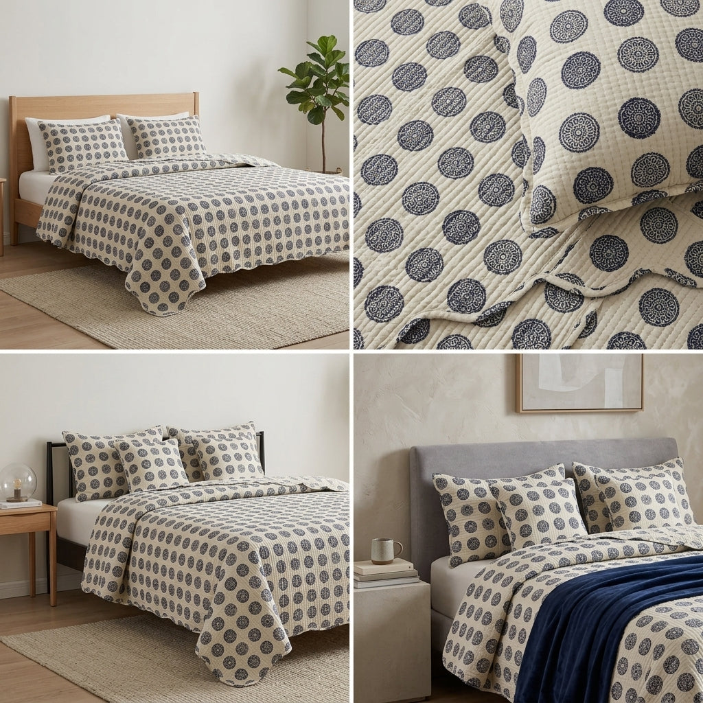 Rang-e-Ishq 5 Pcs Quilted Bedcover