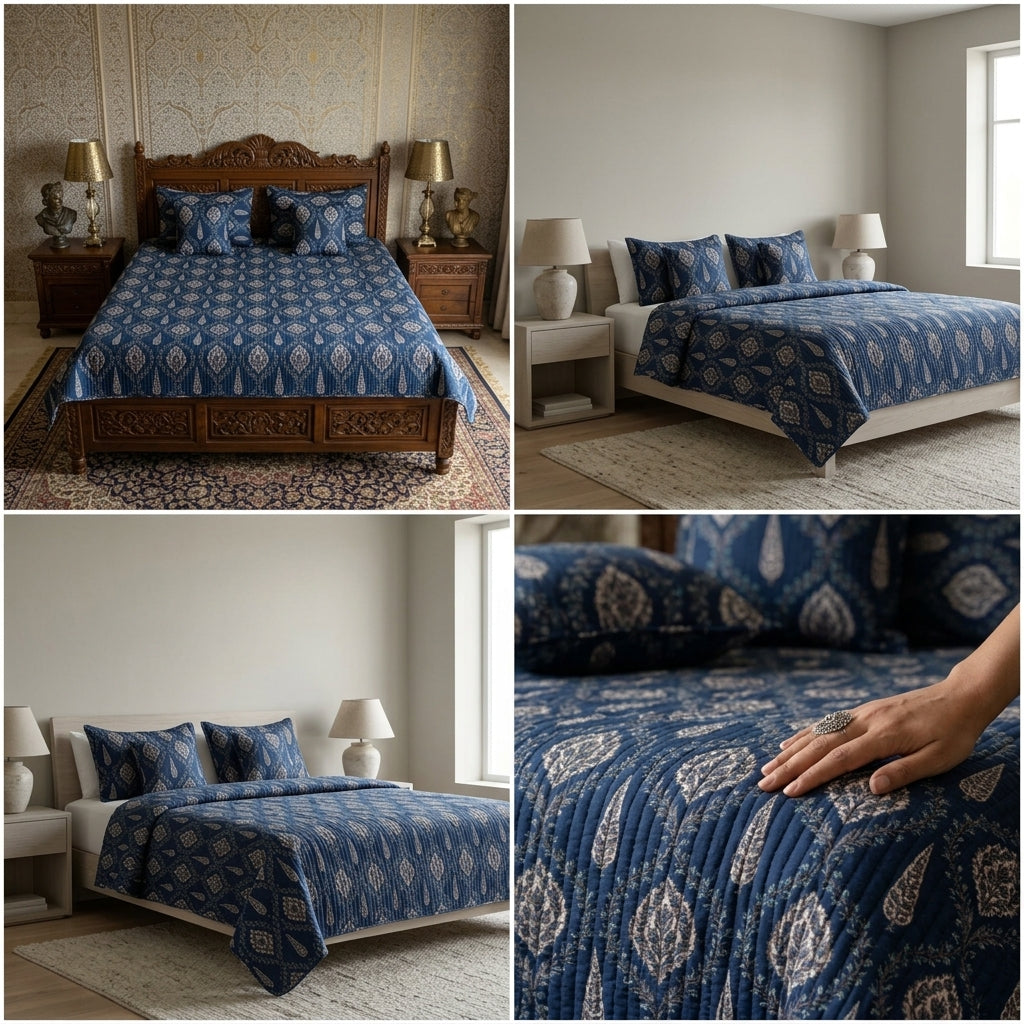 Prem Ras 5 Pcs Quilted Bedcover