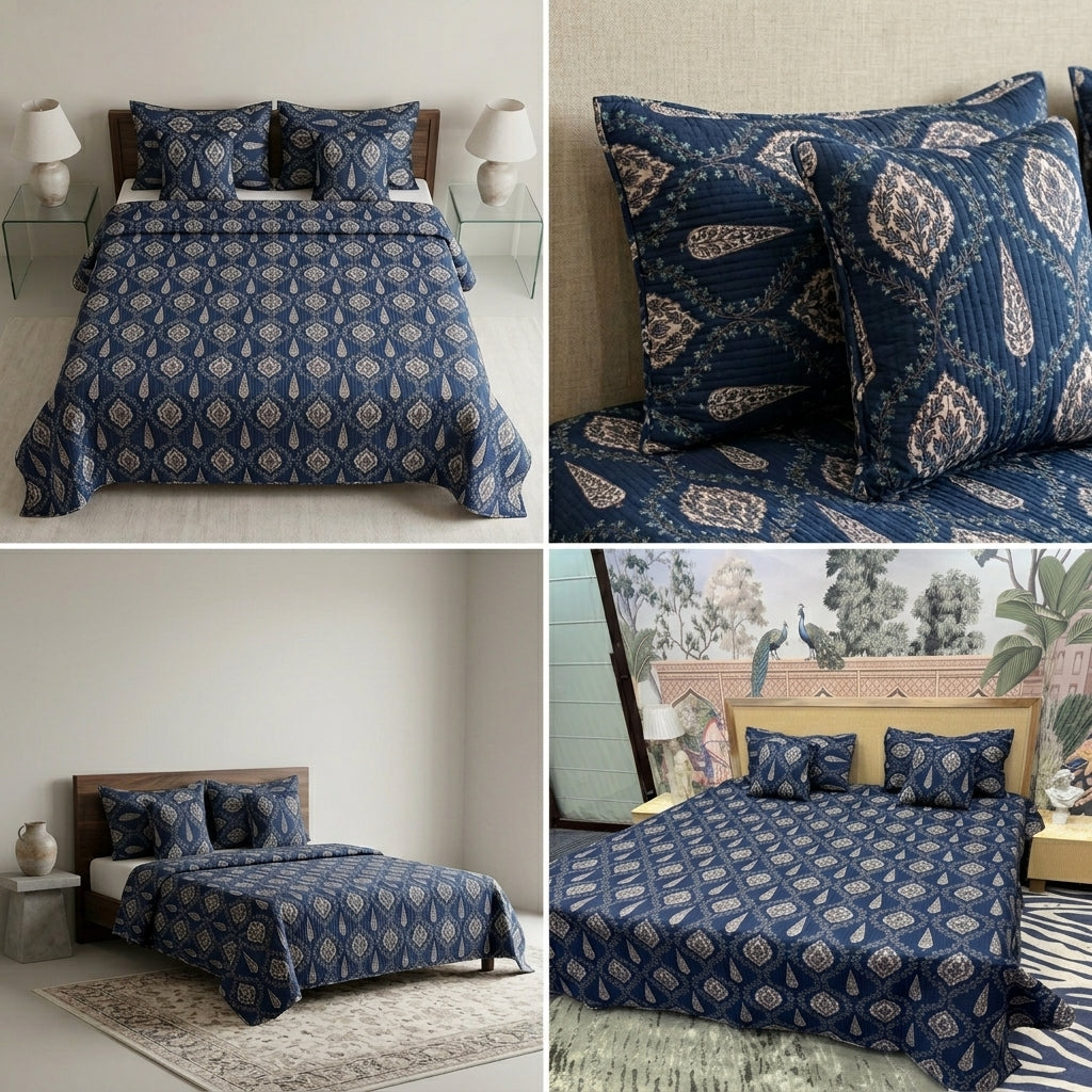 Prem Ras 5 Pcs Quilted Bedcover