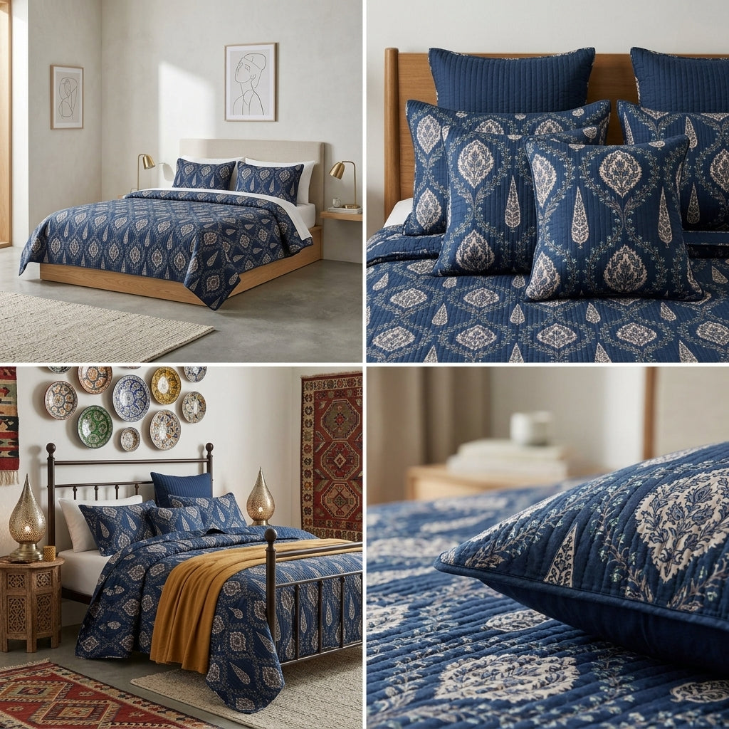 Prem Ras 5 Pcs Quilted Bedcover