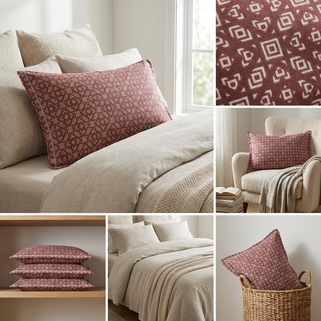 Printed Pillow Cover Collection – Stylish Designs for Every Home - Set of 2