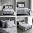 Luxury 350 Thread Count Pure Cotton Floral Bedsheets Product Code :- 55B175RKEH