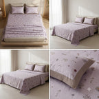 Luxury 350 Thread Count Pure Cotton Floral Bedsheets Product Code :- 55B175RKEH