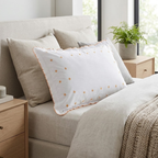 Luxury Embroidered Frill Pillow Cover Pair – Premium Floral Collection