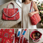Quilted Cotton Tote Bag – Stylish, Spacious & Everyday Ready