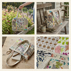 Quilted Cotton Tote Bag – Stylish, Spacious & Everyday Ready