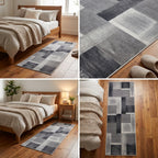 Bedside Runner Rug – Soft Modern Bedroom Carpet (55 × 140 CM) ✨