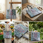 Quilted Cotton Tote Bag – Stylish, Spacious & Everyday Ready