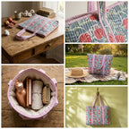 Quilted Cotton Tote Bag – Stylish, Spacious & Everyday Ready