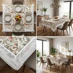 Lace Dining Table Cover – 4 Seater Product Code:- 55B58RKEH