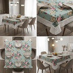 Lace Dining Table Cover – 4 Seater Product Code:- 55B58RKEH