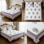 Cotton Double Bedsheet Set – 108 x 108 Inches