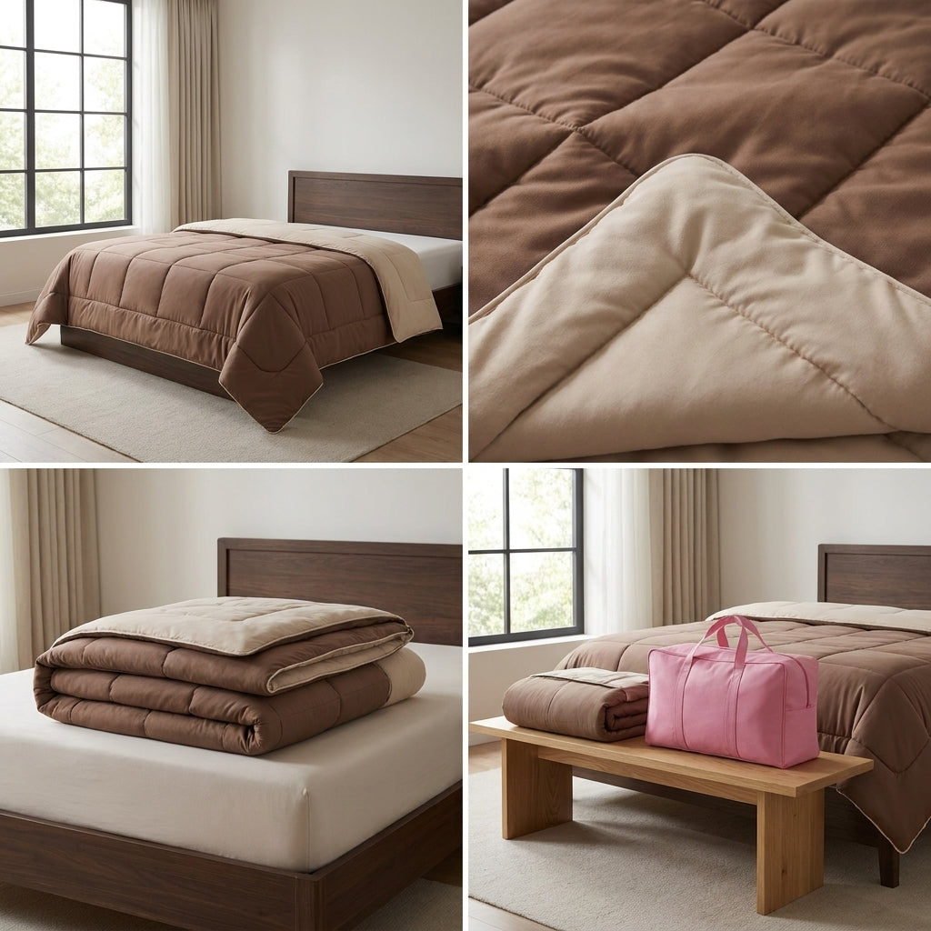 Organic Reversible Comforter – Conjugate Fiber & Yarn cotton