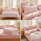 Soft & Playful Kids Bedsheet Set (108 × 108) – 100 % Pure Cotton with 2 Pillow Covers