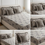 5 Piece Ruffle Bedspread Set – Elegant Bedroom Collection