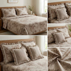 5 Piece Ruffle Bedspread Set – Elegant Bedroom Collection