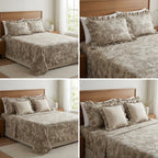 5 Piece Ruffle Bedspread Set – Elegant Bedroom Collection