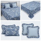 5 Piece Ruffle Bedspread Set – Elegant Bedroom Collection