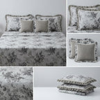 5 Piece Ruffle Bedspread Set – Elegant Bedroom Collection