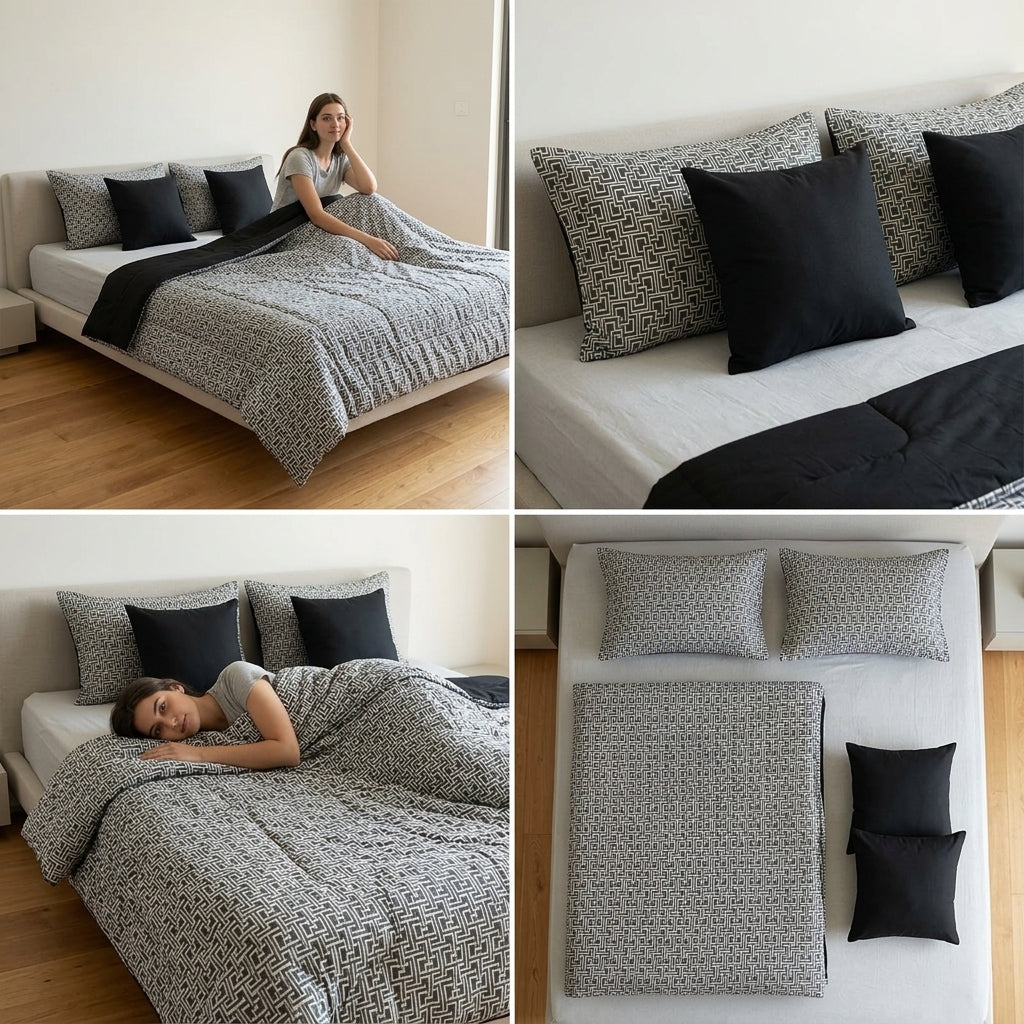 4 Piece Comforter Set – King Size 🛏️✨