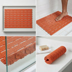 PVC Shower Mat – Anti-Skid Quick Drain Bathroom Mat