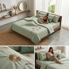 Luxury Embroidery Comforter Set – 6 Piece King Size