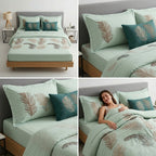 Luxury Embroidery Comforter Set – 6 Piece King Size