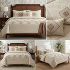 8 Pcs Hand Embroidered AC Comforter Set – King Size | Premium Cotton Fabric