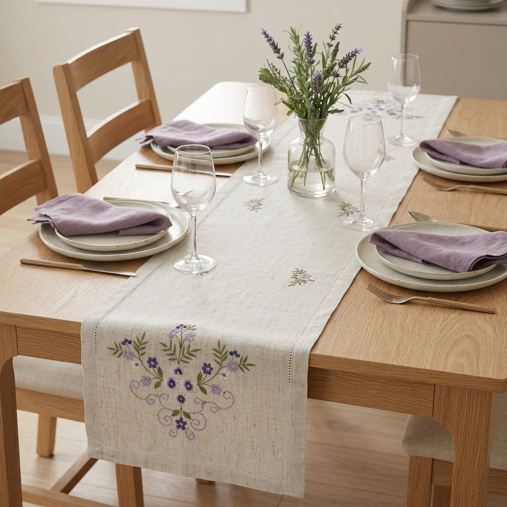 Luxury Designer Turkish Table Runner (70 x 16 Inches)