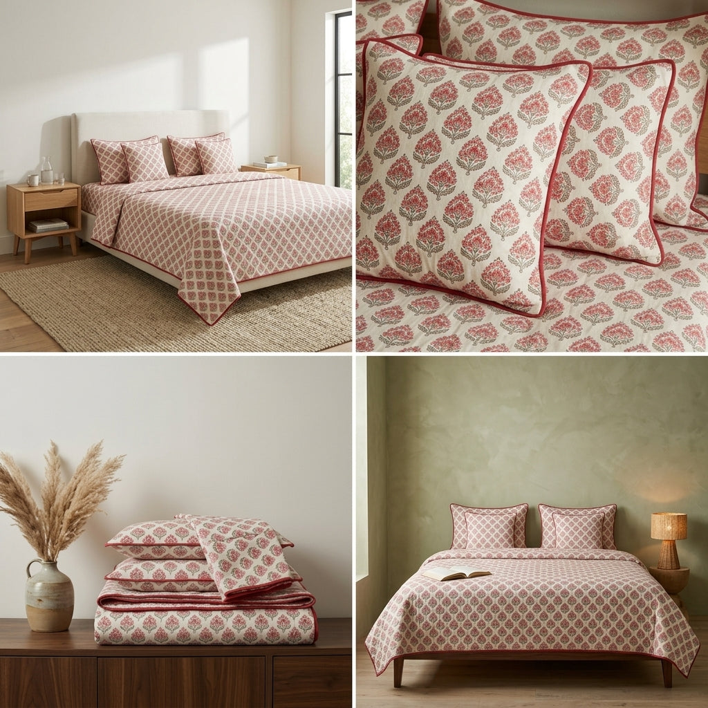 Nazakat 5 Pcs Quilted Bedcover