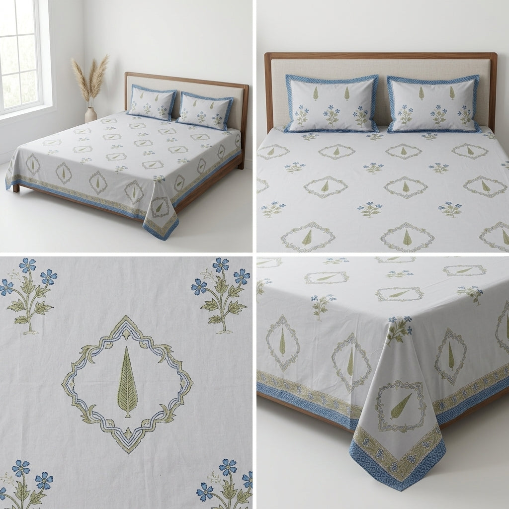 World's Finest Percale Dye Base Bedsheets – 600 Thread Count (King Size 108 x 108 inches)