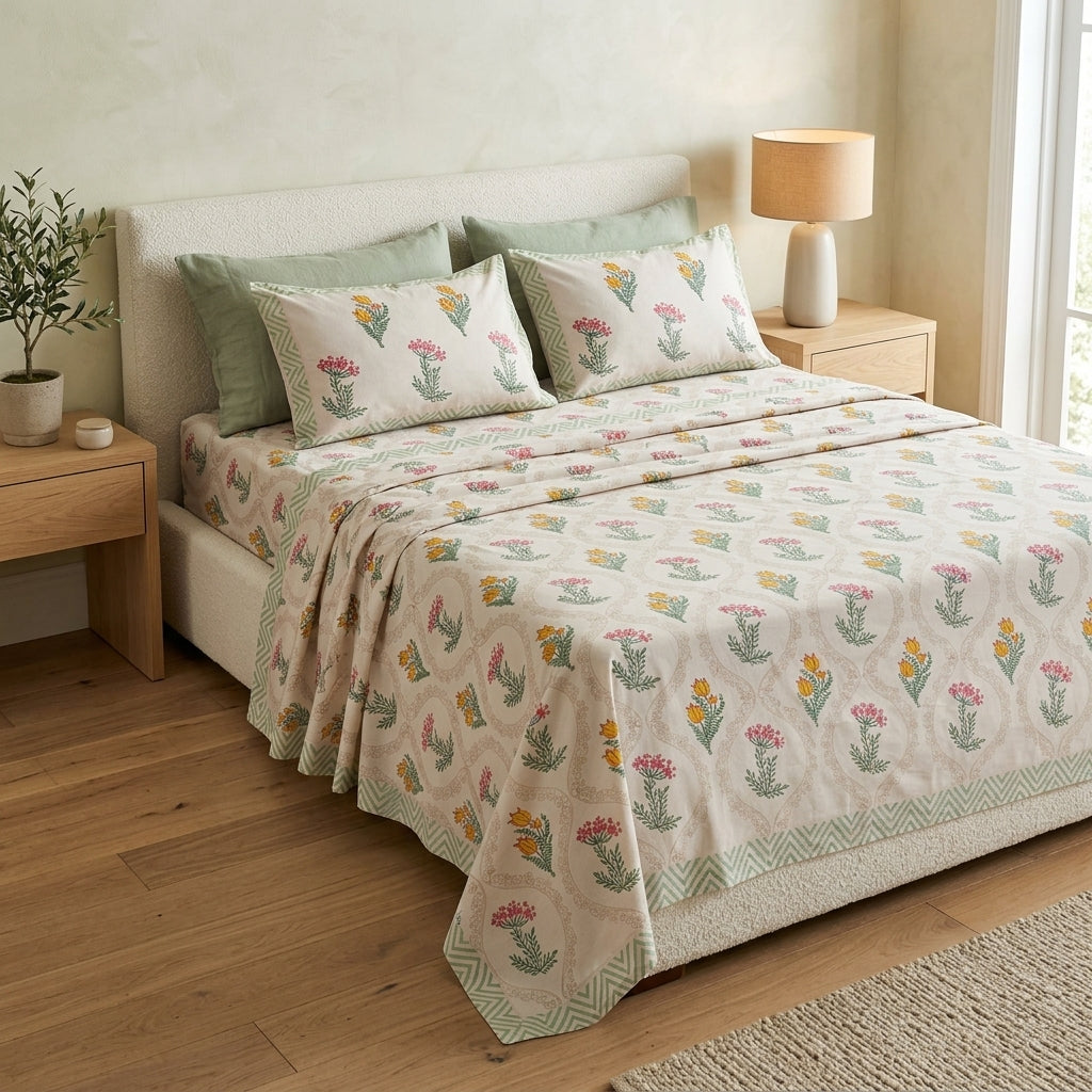 World's Finest Percale Dye Base Bedsheets – 600 Thread Count (King Size 108 x 108 inches)