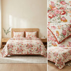 Victorian Reversible Quilted Bedcover – Inspired by Classic British Designs