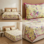 Victorian Reversible Quilted Bedcover – Inspired by Classic British Designs