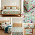 Victorian Reversible Quilted Bedcover – Inspired by Classic British Designs