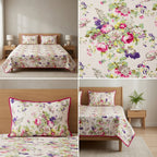 Victorian Reversible Quilted Bedcover – Inspired by Classic British Designs