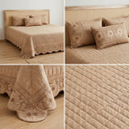 Embroidered 4-Piece Luxury Bedcover Set