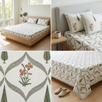 Premium Waffle Bedcover – Skin-Friendly &amp; Breathable Comfort