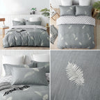🛏️ King Size Muslin Cotton Bedsheet (108×108) – 100% Egyptian Cotton with 2 Pillow Covers