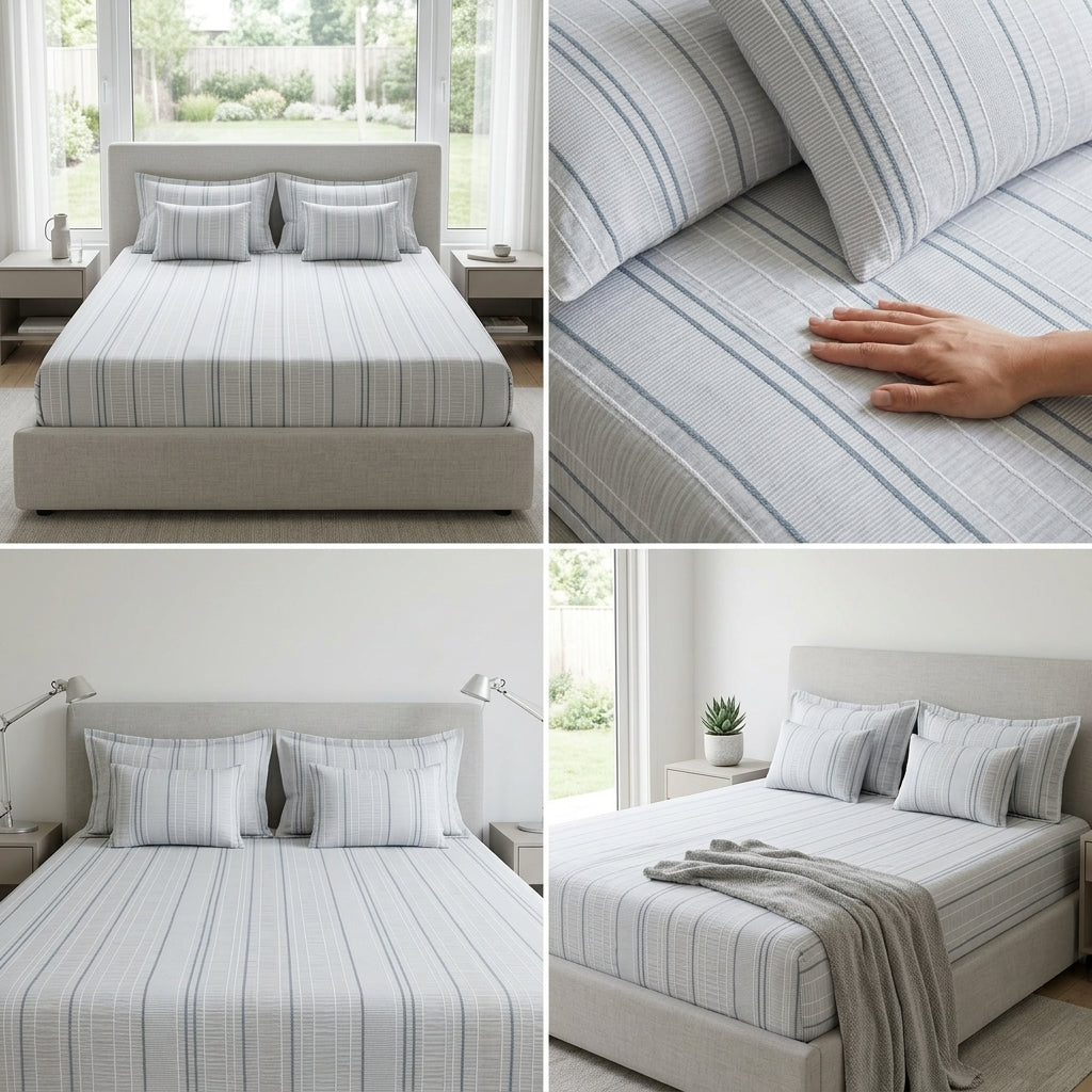 6-Piece Boho AC Comforter Set – Perfect for Summers 🌿