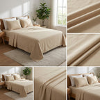 Jumbo Plain Bedsheet Set – Soft & Elegant Everyday Comfort 120 x 108