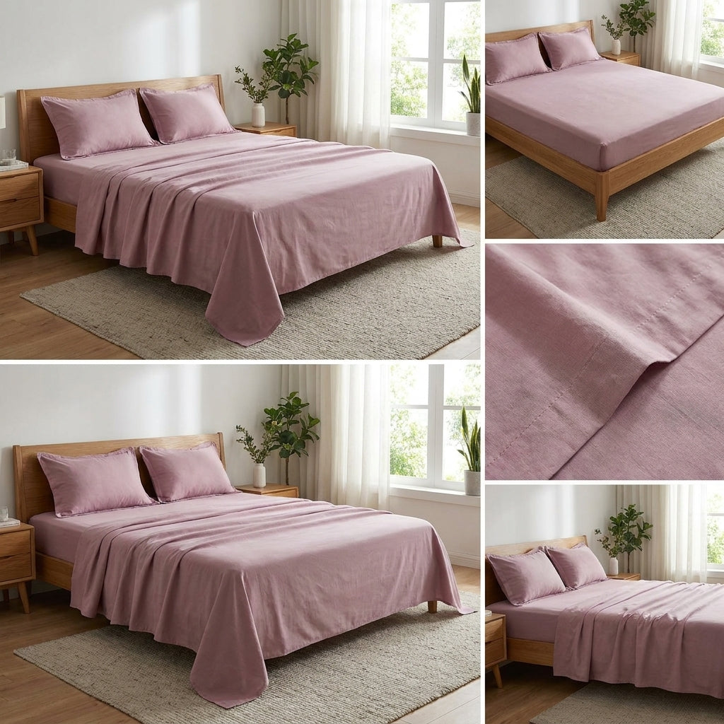 Jumbo Plain Bedsheet Set – Soft & Elegant Everyday Comfort 120 x 108