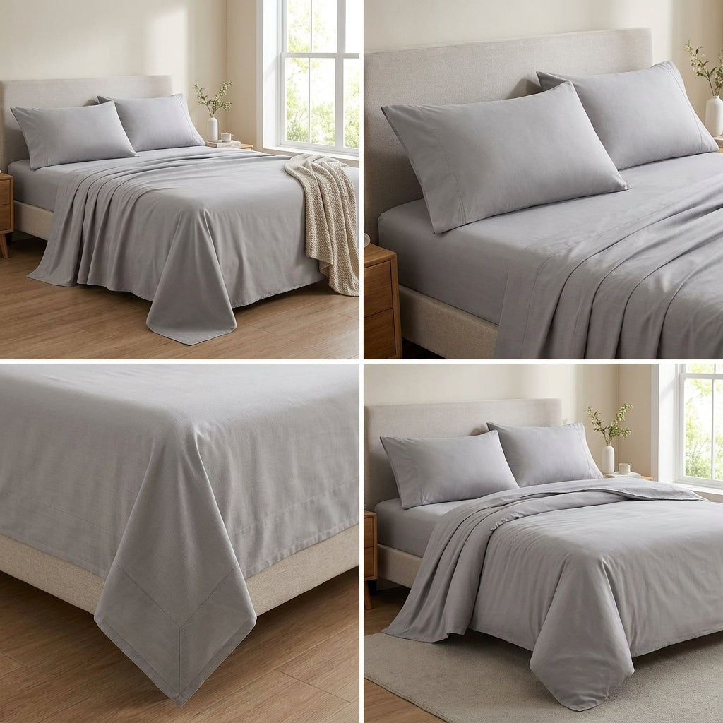 Jumbo Plain Bedsheet Set – Soft & Elegant Everyday Comfort 120 x 108