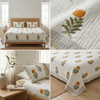 HANDBLOCK PERCALE COTTON QUILTED BEDCOVERS