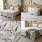 HANDBLOCK PERCALE COTTON QUILTED BEDCOVERS