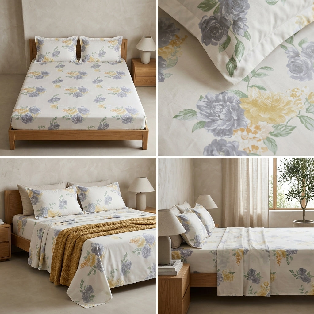 Jumbo Bedsheet – 120 x 120 Inches | Super King Size