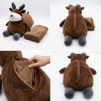 🧸 Teddy Blanket Plush Toy – 2 in 1 Soft Toy with Hidden Blanket ✨