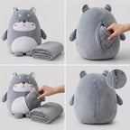 🧸 Teddy Blanket Plush Toy – 2 in 1 Soft Toy with Hidden Blanket ✨